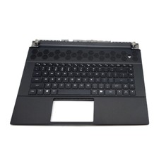 New US Palmrest For Alienware M16 R1 Backlit Keyboard 0CGM3Y Black Upper Case US picture