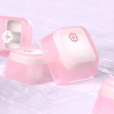 ZUOYA 104pcs Silicone Keycaps Cherry Profile Mechanical Keyboard Silent Keycap picture