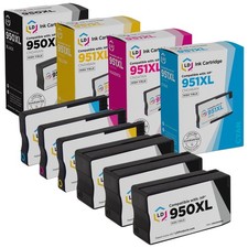 LD 6pk COMP Cartridge Set for HP 950 XL 951XL Black Cyan Magenta Yellow 8100 picture