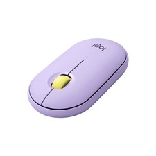 Logitech Pebble M350 Ambidextrous Wireless Mouse, Lavender/Lemonade picture