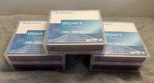 New - Quantum LTO5 Tape Cartridge MR-L5MQN-01 Ultrium Data Storage - (5 PACK) picture