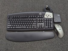 Dell iTouch Cordless Desktop Logitech Y-RB6 Keyboard + Mouse & Receiver Tested picture