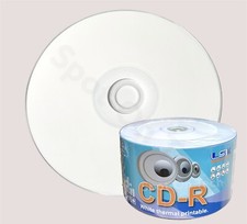 100 LSK CD CD-R White Thermal -Duplication Grade 80Min/700MB/52x Thermal Print picture