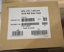 HPE C7977A  LTO-7 Ultrium 15 TB RW Data Tape 5-pack picture