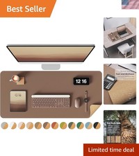 Elegant Coffee and Cork Desk Mat 31.5