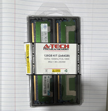 A-Tech 128GB (2x64GB) DDR3L 1333MHz PC3L-10600 ECC Reg LRDIMM picture