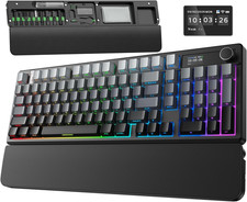 Bluefinger B98Pro Wireless Gaming Mechanical Keyboard with Wrist Rest picture