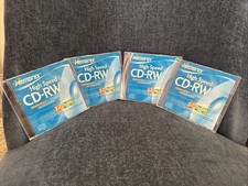 4 Memorex High Speed CD-RW 12x 700 MB 80 Min, Rewritable Discs picture