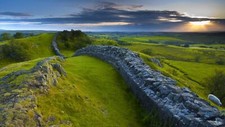 Landscape nature england uk hills sky clouds trees Custom Gaming Mat Desk picture