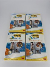 3M Post-It Digital Sticky Picture Paper For Inkjet/Photo Printers 4x6” 65-Sheets picture