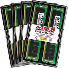A-Tech 256GB 8x 32GB 2Rx4 PC4-17000R DDR4 2133 ECC REG RDIMM Server Memory RAM picture