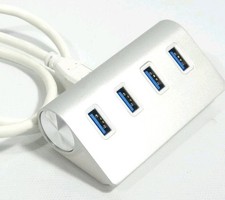 SABRENT Premium 4 Port Aluminum USB 3.0 Hub iMac MacBook picture