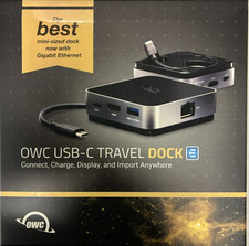 OWC - OWCTCDK6P2SG - USB-C Travel Dock E 6 Port Dock with Ethernet picture