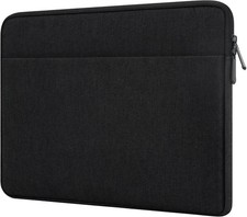 Padded Laptop Sleeve Case with Accessory Pocket for 15-16 inch Computers, Black picture