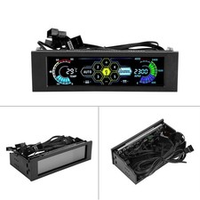 Premium 5 Channel Drive Bay Fan Controller Smart Speed Adjust for PC Cooling picture
