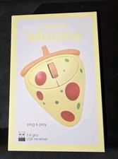 Vivitar  Wireless  Plug & Play 2.4 ghz USB Receiver Pizza Slice Computer Mouse picture