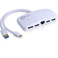 Siig Mini-dp Video Dock With Usb 3.0 Lan Hub - White - For Notebook/tablet Pc - picture