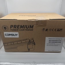 COMBUY 210A Toner Cartridge Chip 4 Pack 210X Replacement for HP 210A W2100A 210X picture