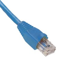  Cat6 PLENUM Patch Cable 250FT BLUE RJ45 CONNECTORS INSTALLED MADE IN USA CAT5E picture