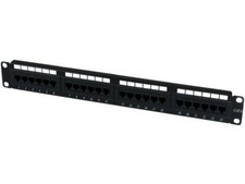 StarTech.com C6PANEL24 24 Port 1U Rackmount Cat 6 110 Patch Panel picture