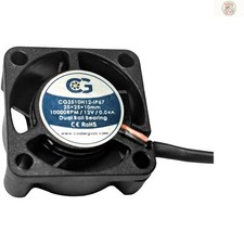 Exceptional 12V  Rated Fan, Compact 25x10mm - Ideal for AV & Marine Use picture