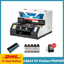 UV Printer A3 A4 Size EPSON R1390 L800 Printhead with Rotary For Bottle Cups picture