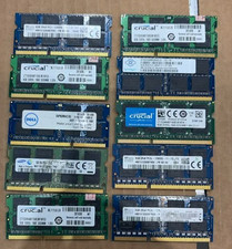 Lot of  10 Mix Brand  PC3(L)-12800S DDR3-1600 Laptop Ram picture
