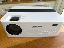 JIFAR Screen Mirroring Edition Desktop Projector White/Black w/ Carry Case picture