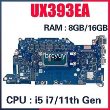 UX393E For ASUS UX393EA UX3000EA UX3000E Motherboard i5 i7 11th Gen RAM-8GB/16GB picture
