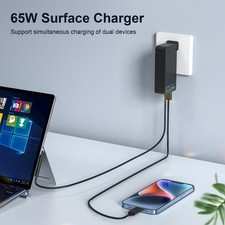 Surface Charger 65W Replacement AC Adapter for Pro 9 8 7 Laptop Book Go USB Port picture
