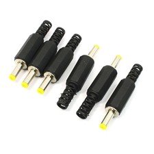 6pc Plastic Cable Guard 4.0 x 1.7mm Male DC Power Plugs Connectors picture