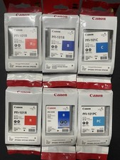 Canon PFI-101 B/C/PC/R Ink Cartridges Tank Genuine Expired 2012 New / Unopened picture