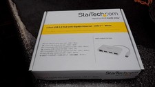 StarTech.com 3 Port USB C Hub w/Gigabit Ethernet USB Type C to 3 x USB-A picture