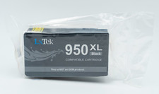 LxTek 950XL Black printer ink cartridge, Factory Sealed Bag picture