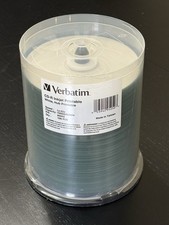 Lot of 400 Verbatim CD-R 52X 700MB White Inkjet Hub Printable Discs 95252 picture