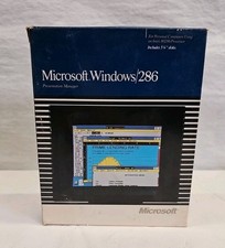 Rare Vintage Microsoft Windows/286 - 1988 4 x 5.25 DISKS Presentation Manager picture