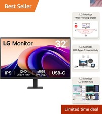 32-inch QHD 2560 x 1440 IPS Computer Monitor, 100Hz, 5ms, , Reader Mode, Flic... picture