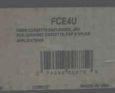 Panduit FCE4U Fiber Enclosure Rack Mount 12 QuickNet Spaces FAP or FOSM 4rsm picture
