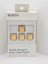 North Key Cap Pack Gold Accent Figural PVC Computer Keyboard & Mouse Accessories picture