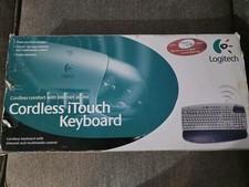 Logitech Cordless iTouch Keyboard Complete w/ Receiver Box Manuals – Slight Use picture