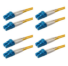 – 4-Pack 10 Meter LC to LC Fiber Patch Cable, Corning SMF-28 Singlemode 9/125Um  picture