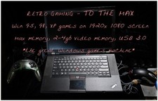 Mobile Game-Station Best RETRO GAMING Win 95 98 XP- Alienware performance LOADED picture