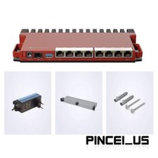 L009UiGS-RM 2.5G Router 512MB+128MB 2-Core Wired Router w/ 8pcs 1Gbps pe66 picture