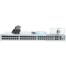 Arista DCS-7010T-48-R 48P 1GbE 4P 10GbE SFP+ RA Switch with rack mounts picture