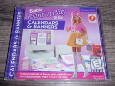 Barbie Print 'n Play Calendars & Banners PC CD-ROM Mattel 1996 for Windows95/3.1 picture