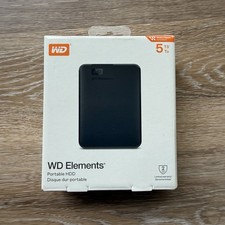Western Digital WD Elements 5TB Portable HDD - Black picture
