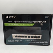 D-Link DGS-1100-08 8-Port Gigabit Smart Managed Switch Open Box Complete picture