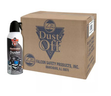 New Canned Air Falcon Dust-Off Compressed Computer Gas Duster 10 oz 12 Pack picture