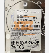 New 01YM176 01YM150 01YM152 2.4TB 12Gbs SAS 10K HDD IBM V7000 FS7200 Gen2 Gen3 picture