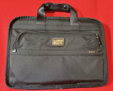 TUMI Alpha T-Pass TSA Checkpoint  Friendly Laptop Bag Black Ballistic Nylon picture